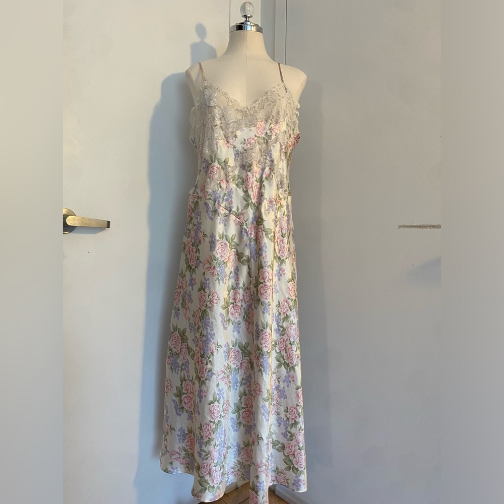 Vintage Floral Victoria secret slip dress